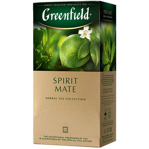 Чай Greenfield Spirit mate травяной, фруктовый листовой 25 пакетиков